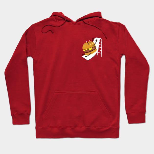 Slider Burger Hoodie by ivejustquitsmoking